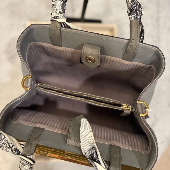 Fendi Grey Saffiano Leather Sac 2Jours Elite Tote – Mini - Picture 6 of 6